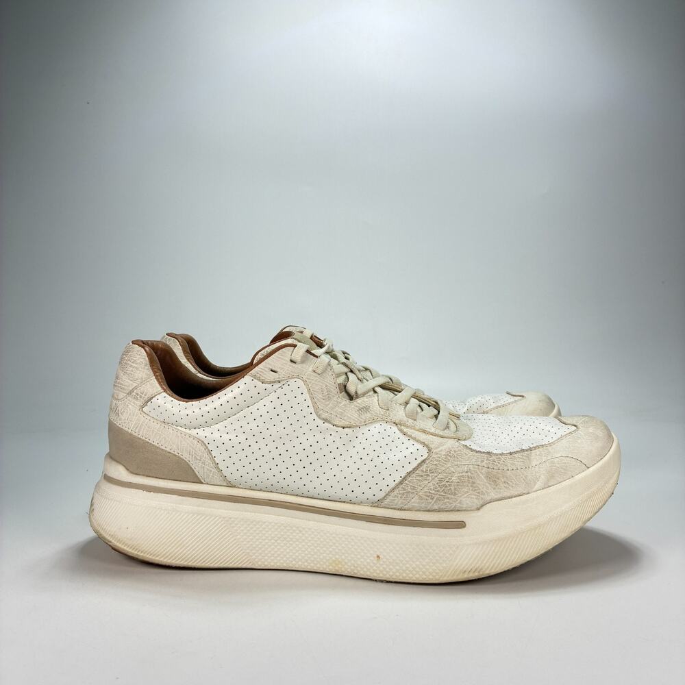 Ahnu Sequence 1.1 Off White Gray Low Top Lifestyle Sneakers Shoes Men's Size 11